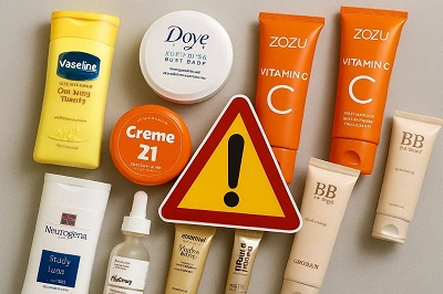  انتشار اسامی محصولات مراقبت از پوست غیرمجاز